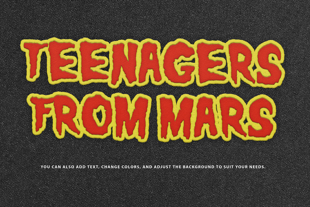Realistic Embroidery Patch Mockup, a Merchandise Mockup by Uncentrifuged Pressure (Photo 5 of 11)