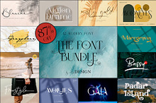 The Font Bundle 12 Modern Fonts