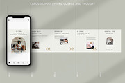 Influencer Instagram Pack | PS CANVA, a Social Media Template by Visuel Colonie® (Thumbnail 5 of 18)