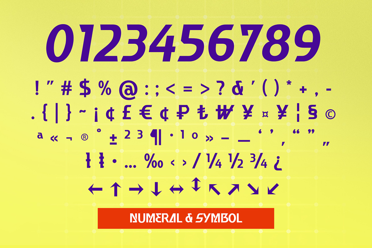 Aresca - Bold Futuristic Font, a Font by Simetrica Labs (Photo 5 of 12)