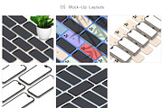 3D iPhone Presentation Mock-Up Bun 4, an iPhone Mockup by Graphicsworld125 (Thumbnail 2 of 15)