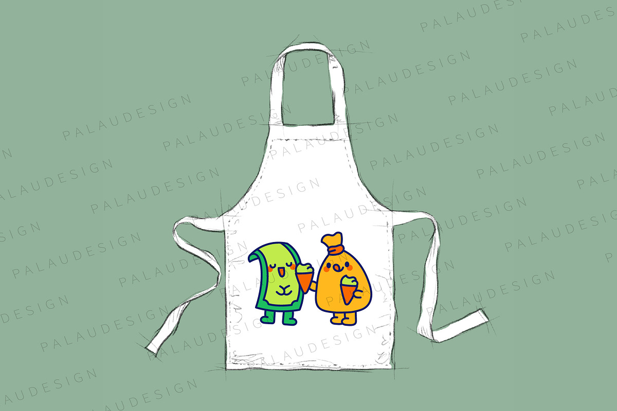 Bag Money Banknote Friends Character, a Finance Illustration by Palau (Photo 4 of 12)