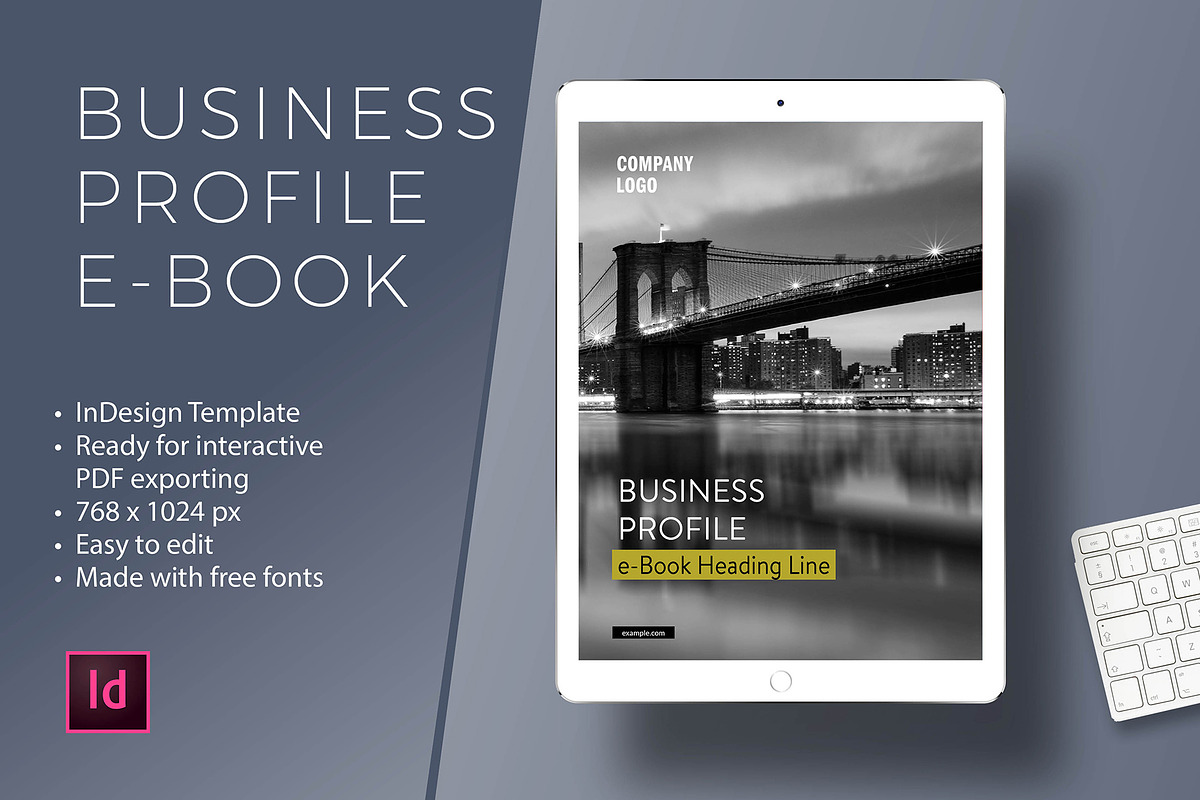 Business Profile E-Book Layout, a Templates & Theme by R-studio (Photo 1 of 10)