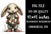 Watercolor Easter Animals Clipart, an Illustration by Designking (Thumbnail 4 of 5)