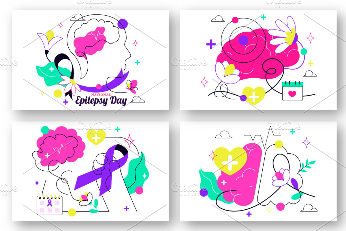 6 National Epilepsy Day, a Healthcare Illustration by denayunebgt (Photo 2 of 3)