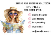 Girly Pink Summer Vacation Clipart, an Illustration by OK Design (Thumbnail 4 of 6)