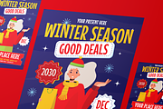 Winter Season Good Deals Flyer Set, a Flyer Template by Annora Studio (Thumbnail 5 of 6)