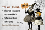 Old-Timey Tricks: Vintage Halloween, a Person Illustration by NiiiNArt (Thumbnail 2 of 6)