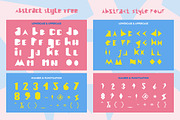 Abstract Style - 4 Abstract Display, a Font by PutraCetol Studio (Thumbnail 10 of 11)