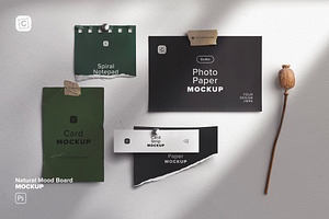 Natural Mood Board Mockup