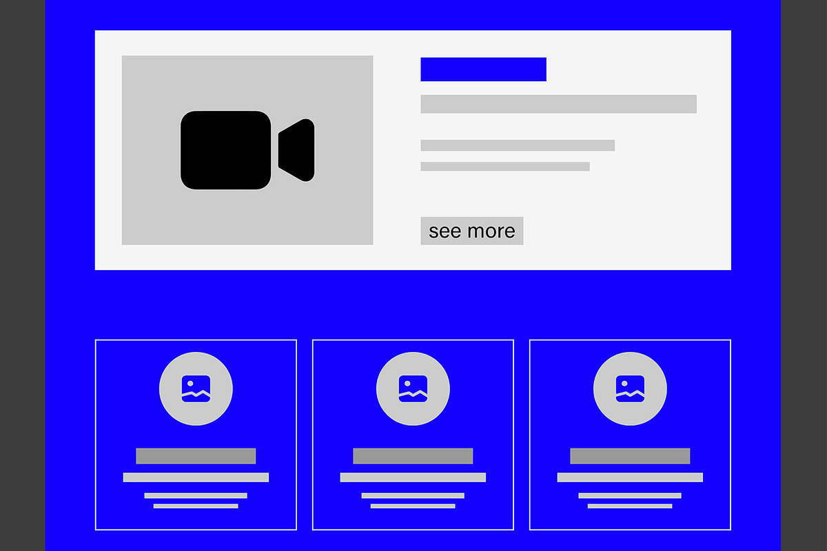 Modern Wireframe Template, a Wireframe Template by MightyDesign (Photo 3 of 9)