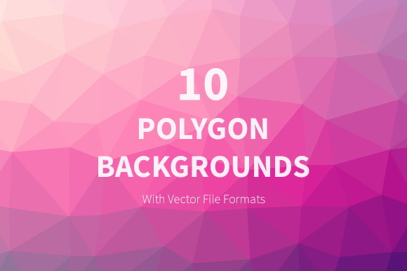 10 Polygon Backgrounds in Vector preview 3