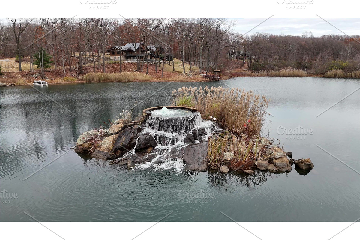 Aerial View of Rock Island Lake Club, a Graphic by wedoper (Photo 1 of 2)