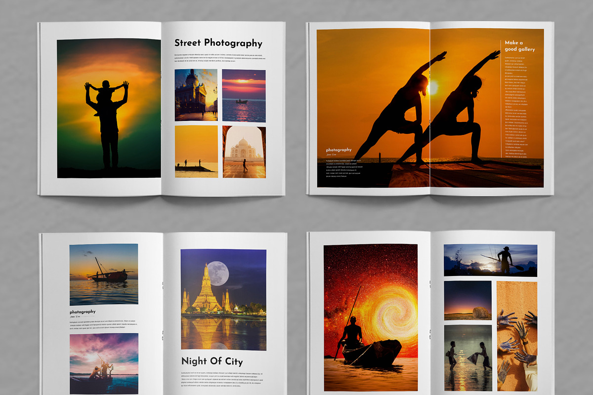 Photo Book Layout Template