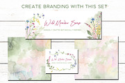 Wildflowers and Watercolor Textures, a Healthcare Illustration by Graphic Blue Bird (Thumbnail 7 of 7)