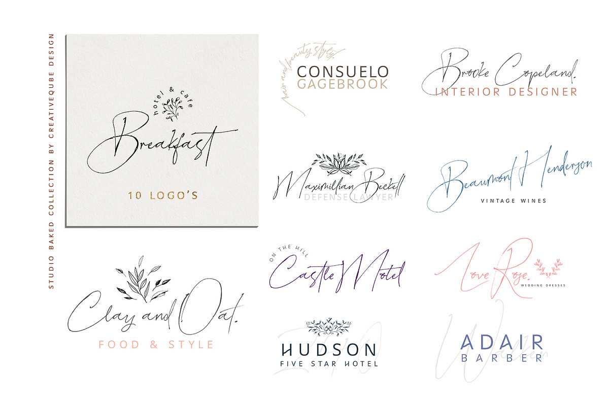 Studio Baked Font Collection, a Script Font by Creativeqube Design (Photo 18 of 23)