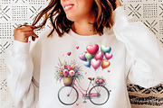 Watercolor Sweet Valentine Clipart, an Illustration by SinaCreation (Thumbnail 5 of 11)