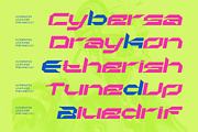 Frechno Bold Futuristic Display Font, a Sans Serif Font by Jaruka (Thumbnail 4 of 10)