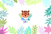 Jungle Cute Baby Animals clipart, an Animal Illustration by OxanaTally (Thumbnail 10 of 10)