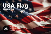 Flag of the United States., a Decorative Illustration by Handmadefont (Thumbnail 1 of 10)