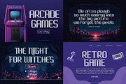 Gaming Unique Font Bundle, a Sans Serif Font by Flawless And Co (Thumbnail 6 of 11)