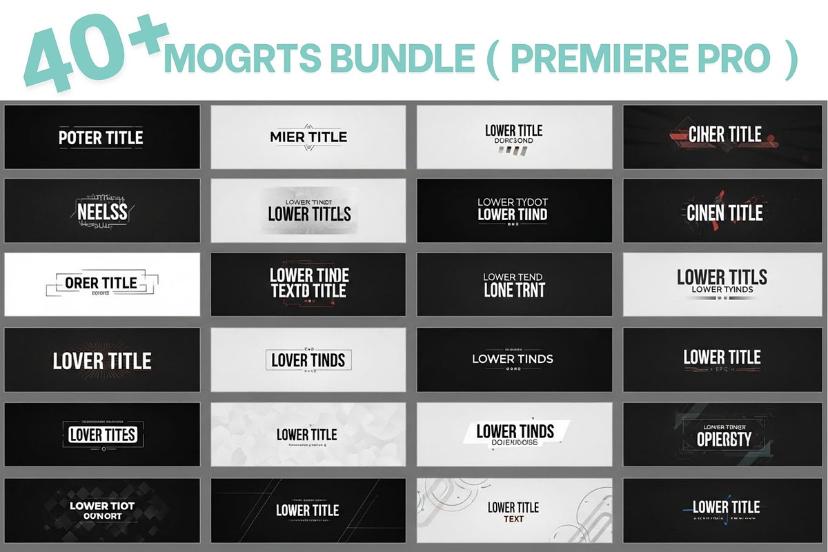 MOGRTs – 40 Motion Graphics Template, a Social Media Template by Crox Studio | Digital (Photo 10 of 11)