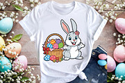 Easter Bunny With Egg PNG, an Illustration by DreamArtGraphic (Thumbnail 1 of 4)
