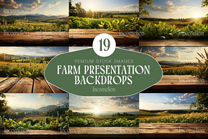 19 Farm Presentation Backdrops, a Food & Drink Photo by Incomelion