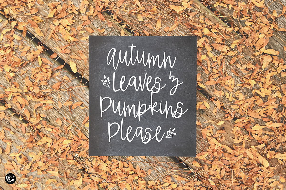 HAYRIDE DAYS Fall Script Font, a Script Font by Blush Font Co. (Photo 3 of 6)