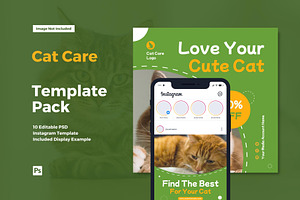 Cat Care Instagram Post