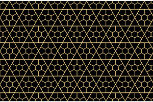 The geometric pattern with lines, a Background Graphic by RODINA