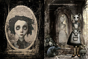 Haunted Dollhouse: Gothic Clipart, a Seasonal Illustration by NiiiNArt (Thumbnail 5 of 7)