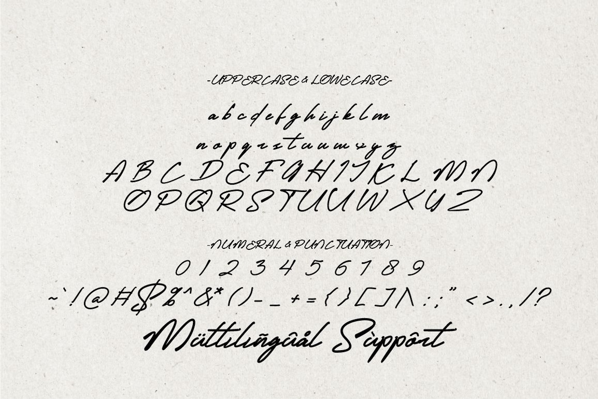 Roda Dua Signature, a Handwritten Font by JNJ Studio (Photo 11 of 13)