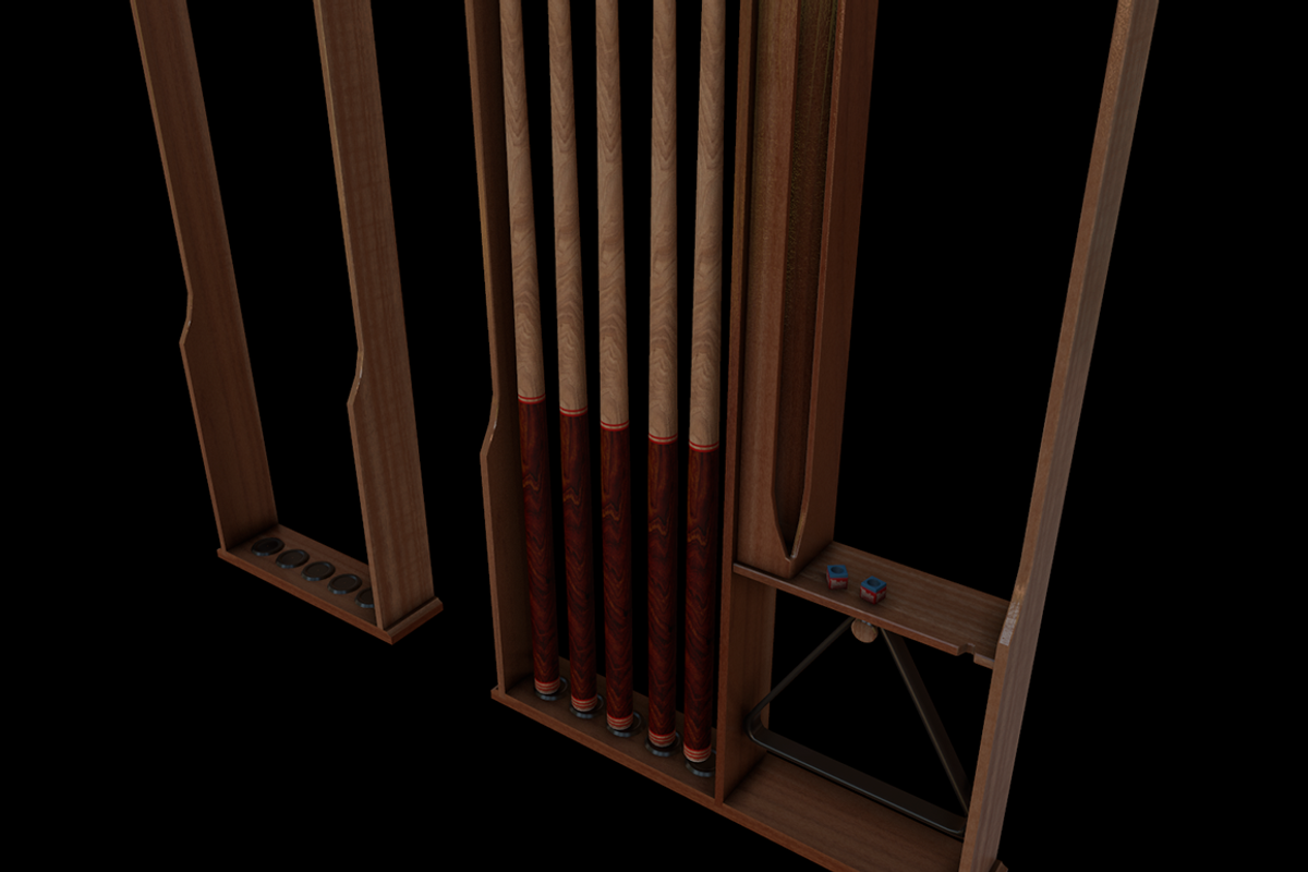 Pool Rack Set, an Architecture 3D Model by Kindesigns (Photo 4 of 4)