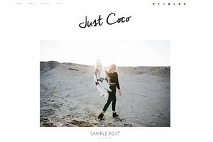 JUST COCO WORDPRESS THEME