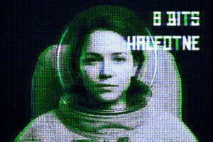 8 Bits Haltone Effect