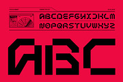 Excofles – Modern Mecha Display Font, a Sans Serif Font by Drizy (Thumbnail 4 of 10)