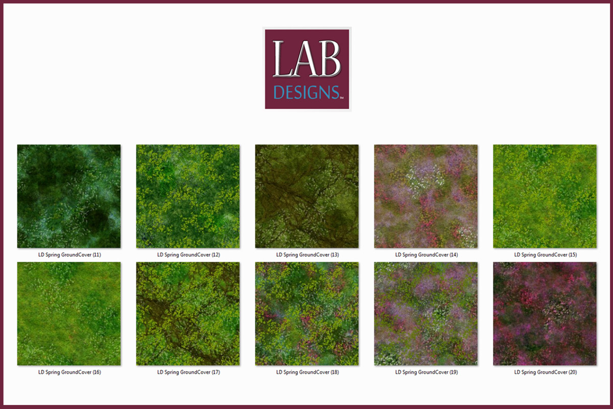 Seamless Spring Ground Cover, a Texture Graphic by Lab Designs (Photo 3 of 3)
