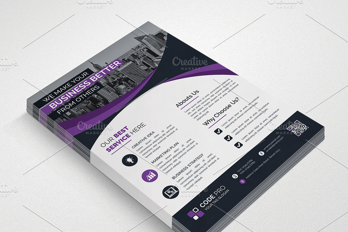 Flyers, a Flyer Template by pixelworkz (Photo 5 of 6)