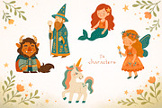 Folk Art: Fairy Tale Kids Alphabet, an Illustration by Astra Menta (Thumbnail 5 of 9)