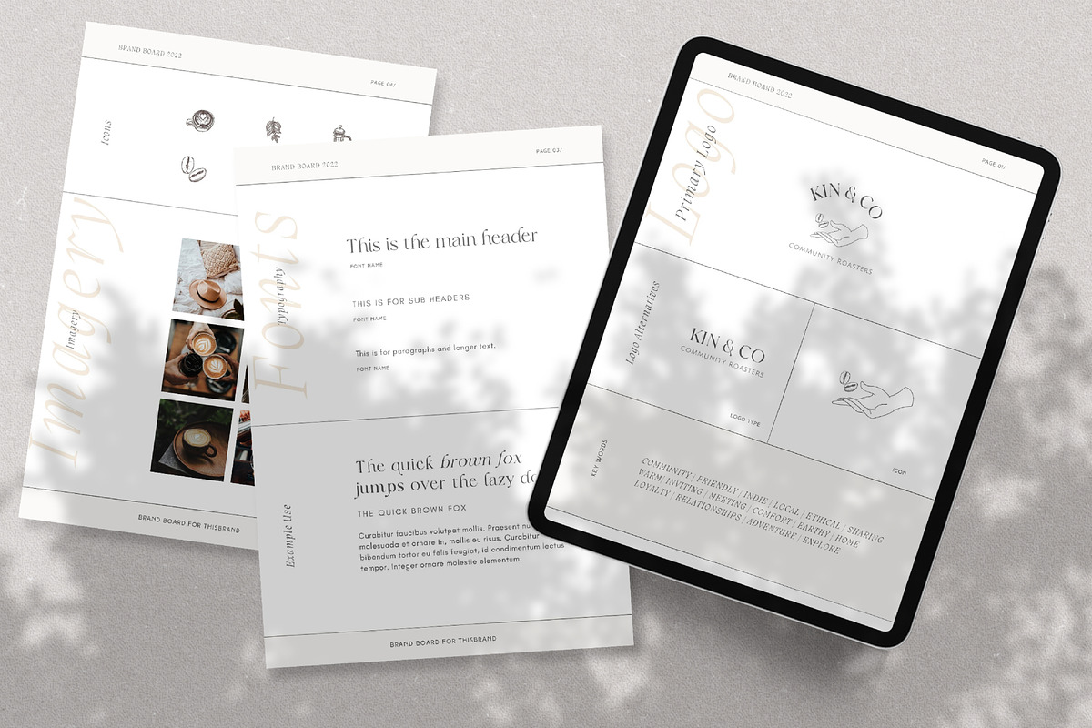 Brand Boards - Style Tiles Templates, a Presentation Template by Tabitha Emma (Photo 10 of 10)