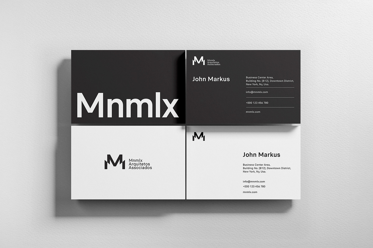 Minimal Business Cards - Bundle 01, a Business Card Template by MustaART (Photo 9 of 10)