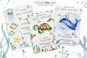 Under The Sea Watercolor Collection