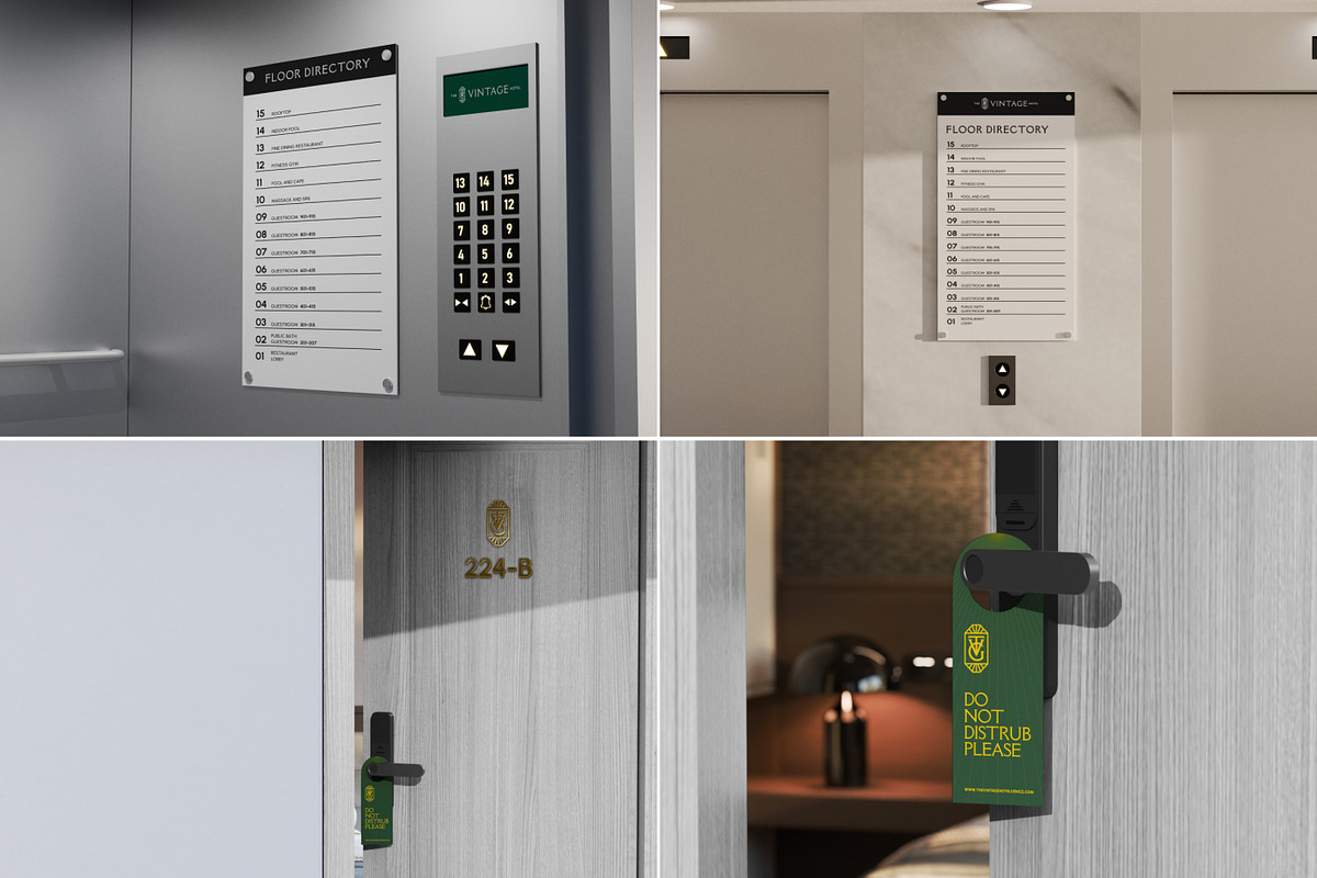 40 Hotel Branding Mockups Bundle, a Household Mockup by Vitora Mockup (Photo 7 of 12)
