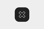 Cancel, an Outline Icon by Jordy (Thumbnail 2 of 2)