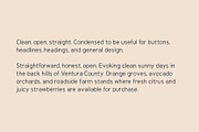 Ojai Sans, a Sans Serif Font by aleefont (Thumbnail 3 of 3)