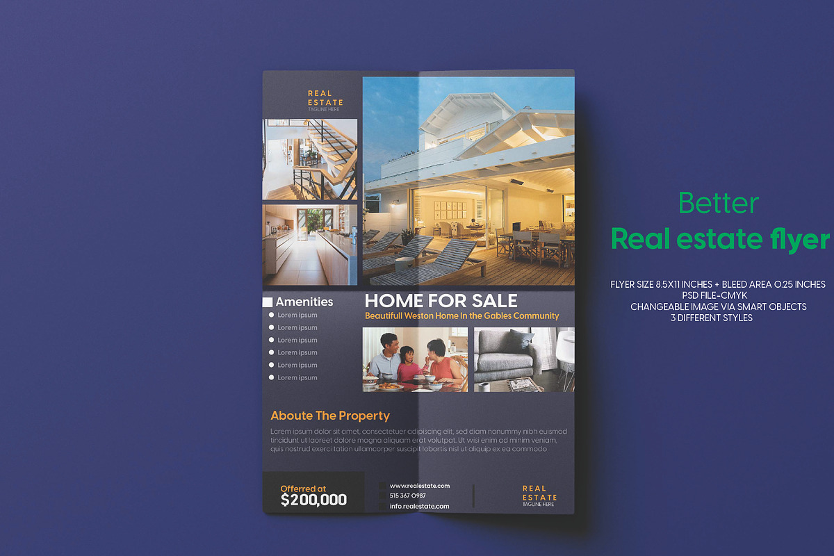 Better real estate sale flyer, a Flyer Template by Workhu (Photo 1 of 4)