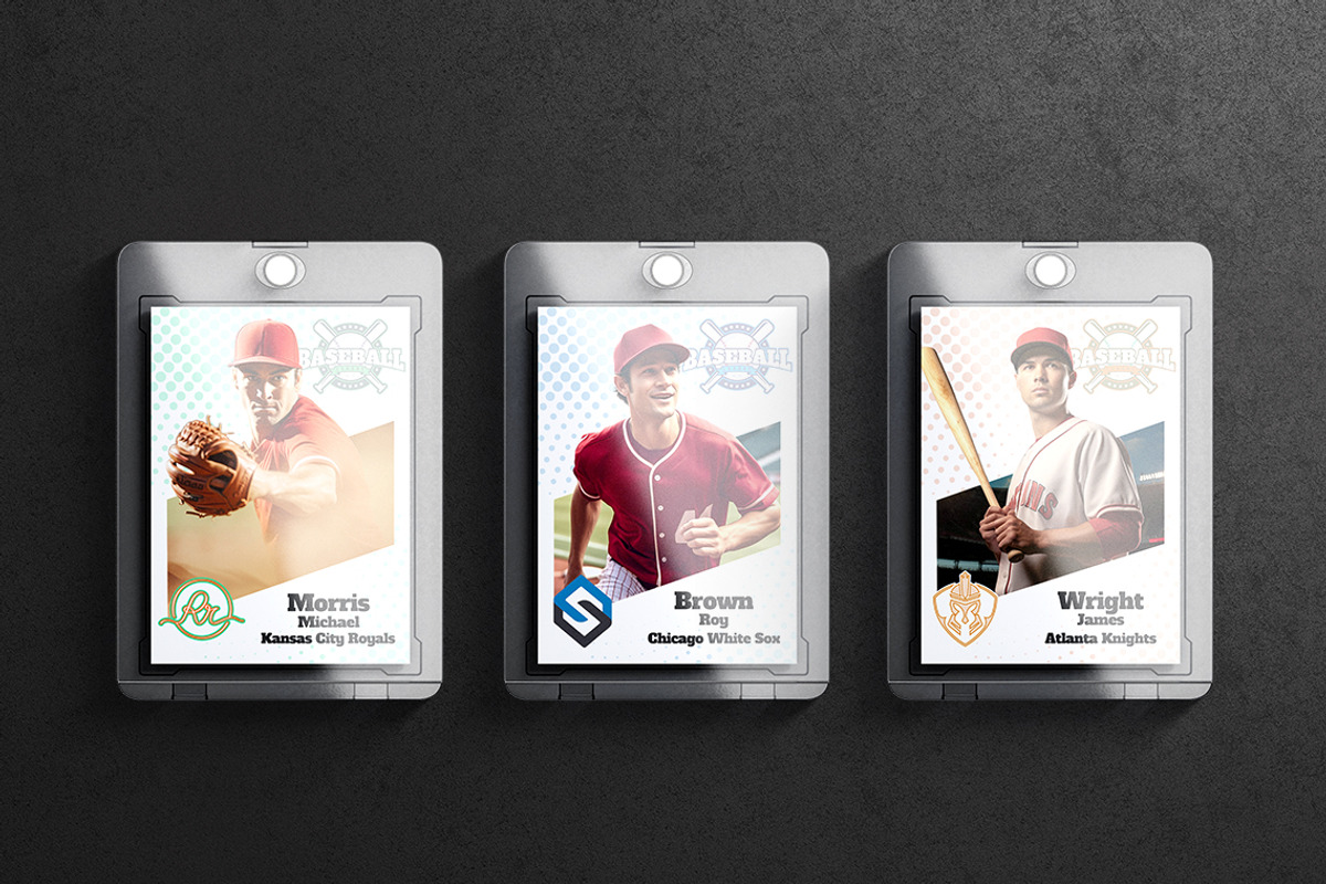 Trading Card Mockups, a Merchandise Mockup by rebrandy (Photo 6 of 12)