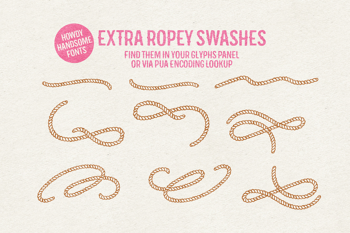 Howdy Handsome Layered Font Duo, a Script Font by Nicky Laatz (Photo 36 of 39)