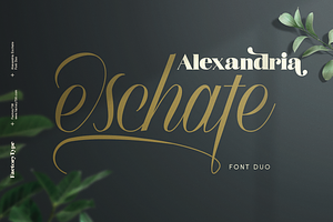 Alexandria Eschate Font Duo